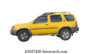 yellow suv