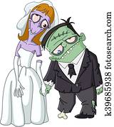 zombie, wedding zombie, wedding
