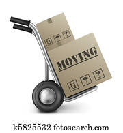 לזוז, קופסה של קרטון, העבר משאית