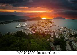 Alesund is a city in Norway.