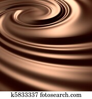 Astonishing chocolate swirl. Clean, detailed render. Backgrounds series. Astonishing chocolate swirl. Clean, detailed render. Backgrounds series.