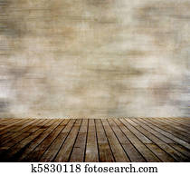 grunge, parede, e, madeira, paneled, chão