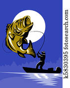 בס של לארגאמאוט, fish, לדוג