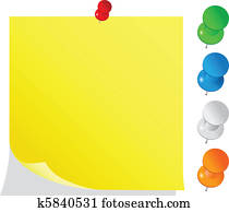 Blank Yellow Post-it Note Blank Yellow Post-it Note