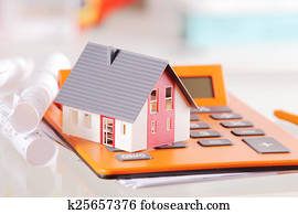 Conceptual Miniature Home on a Calculator Device