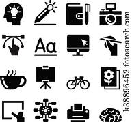 Designer icon set Designer icon set