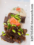 Hawaiian Crockpot Beef Ribs