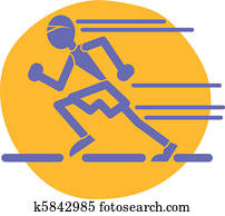 olympisch, hochschule, läufer, spur, racer