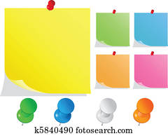 Vector Post-It Notes