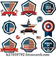 Badges vector set. Badges vector set.