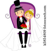 Bride Sitting on Groom's Lap Bride Sitting on Groom's Lap