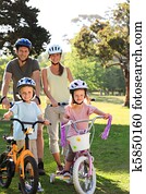 Family in the park Family in the park