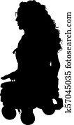 Girl in wheelchair three
