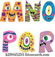 Halloween Monster Alphabet Halloween Monster Alphabet