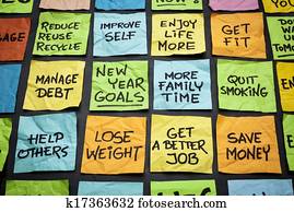 new year goals or resolutions