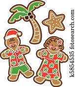 Tropical Christmas Cookies Tropical Christmas Cookies