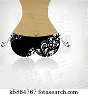 bikini boden, auf, grunge, background,, ansicht, back bikini boden, auf, grunge, background,, ansicht, back