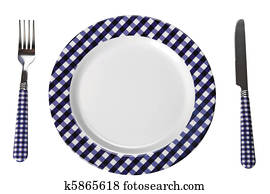 Dinner set (plate, fork, knife) Dinner set (plate, fork, knife)