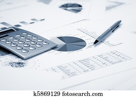 finansu, charts, un, graphs