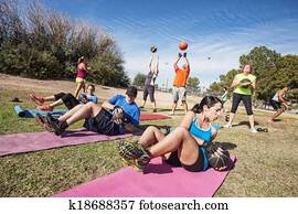 Outdoor Bootcamp Fitness Class Outdoor Bootcamp Fitness Class