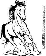 Running horse Running horse