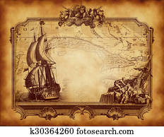 Vintage Frame Parchment