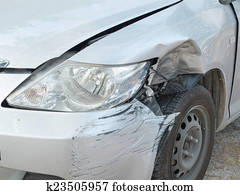 תאונה, מכונית