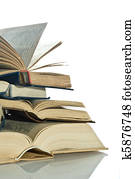 book on the white background