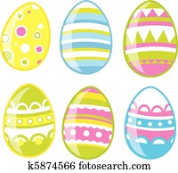 Easter eggs set
