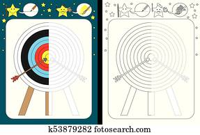 Archery Target Clip Art and Illustration. 5,032 archery target clipart