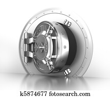 Safe door of the bank, concept Safe door of the bank, concept