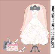 wedding dress and access wedding dress and access