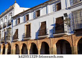 Zafra Plaza Grande in Spain Extremadura
