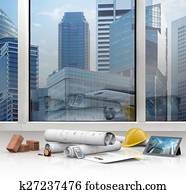 לעצב, בנינים