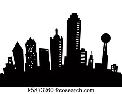 ציור היתולי, דאלאס, צללית