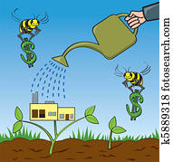 crecer, su, empresa / negocio