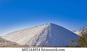 Santa Pola salinas saltworks mounts Spain
