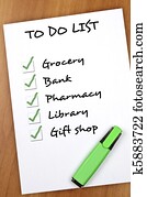To do list
