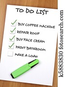 To do list To do list