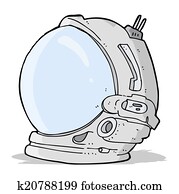 漫画 宇宙飛行士 ヘルメット クリップアート 切り張り イラスト 絵画 集 K Fotosearch