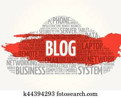 Blog, wort, wolke Blog, wort, wolke