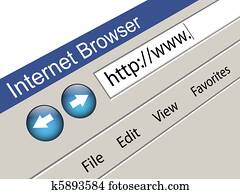 Browser address bar Browser address bar