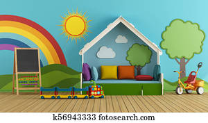 Colorful playroom Colorful playroom
