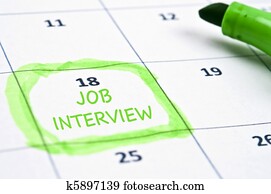Job interview mark Job interview mark