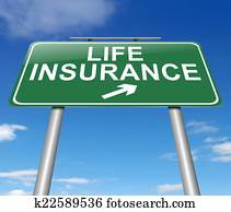 Life insurance concept. Life insurance concept.