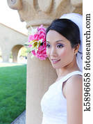 Pretty Woman Bride at Church