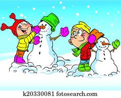 ילדים, עשה, אנשי שלג