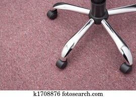 Close Up Of Office Chair Wheels