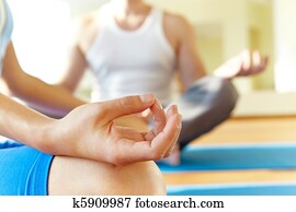 During meditation