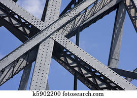 ferro, ponte, porto, portugal